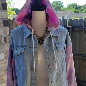 Tie-Dye Denim Jacket